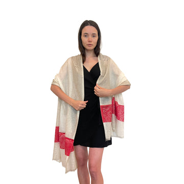 Pashmina 4 Border Scarf - Soft & Stylish Scarf for Women